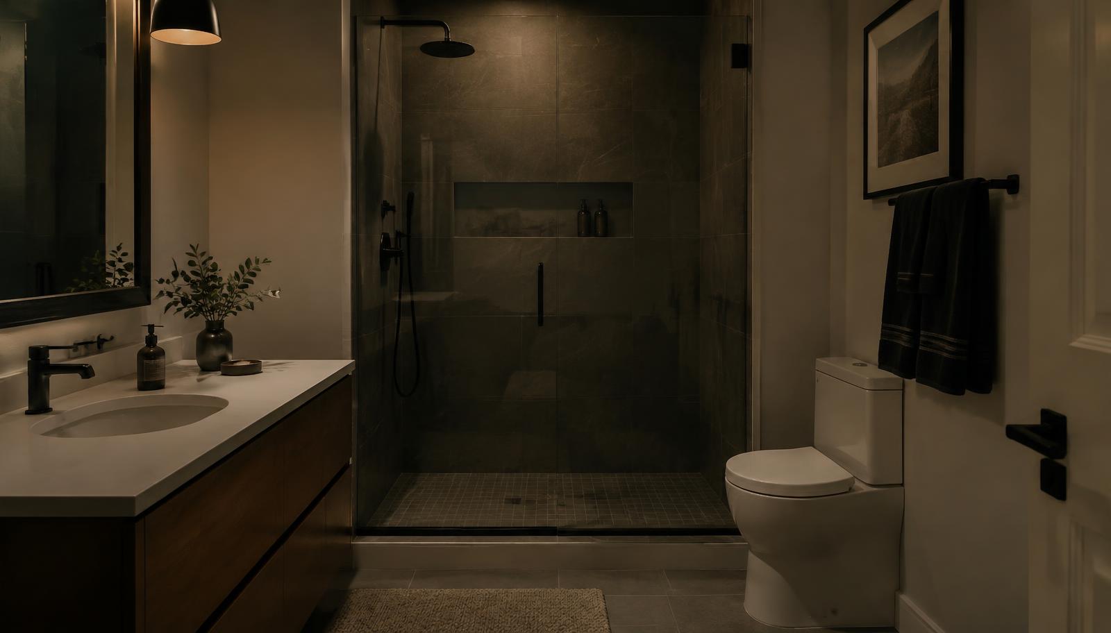 After: remodeled bathroom